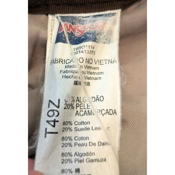 Jansport Aztec Print Leather Suede Backpack - Picture 9 of 9